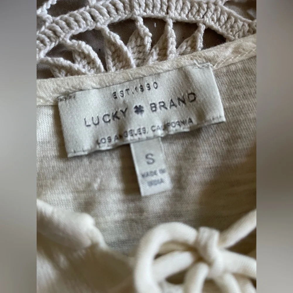 Lucky brand bohemian top - Picture 7 of 10